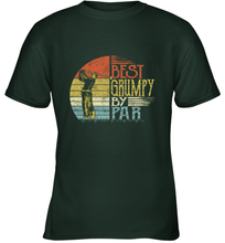 Load image into Gallery viewer, Father's Day Gifts Best Grumpy By Par Golf Lovers Outfit Christmas Gift Youth T-Shirt