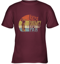 Load image into Gallery viewer, Father's Day Gifts Best Grumpy By Par Golf Lovers Outfit Christmas Gift Youth T-Shirt