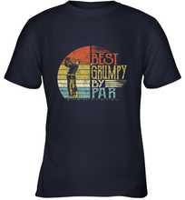 Load image into Gallery viewer, Father's Day Gifts Best Grumpy By Par Golf Lovers Outfit Christmas Gift Youth T-Shirt
